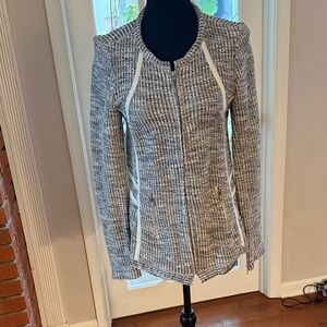 A Pea in the Pod Monochrome Tweed Blazer